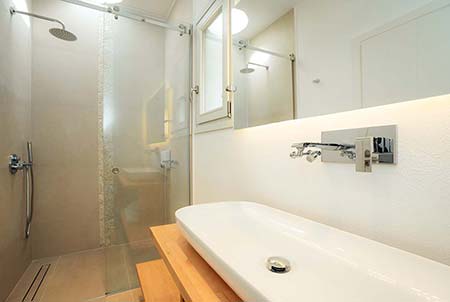 Modern bathroom at Smari house